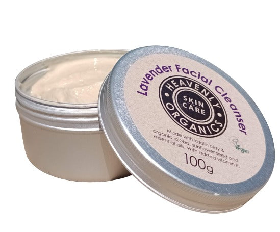 Organic lavender facial cleanser