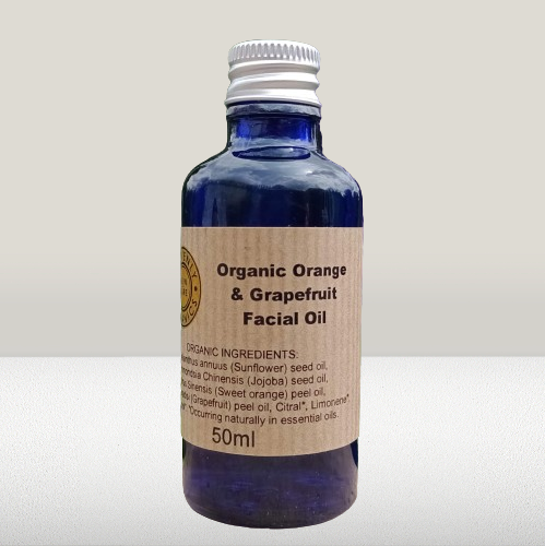 Organic orange & grapefruit facial oil